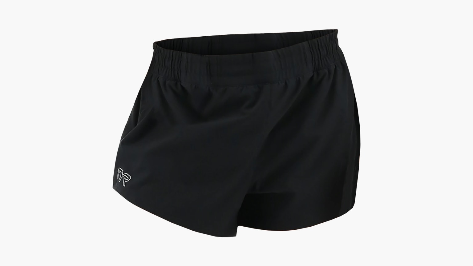 Black running shorts top